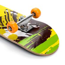 Meteor® Wooden Penny Board Art.22622 Yellow