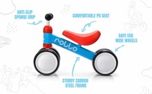 Meteor® Balance Bike Rollo  Art.22637 Blue  Детский велосипед/бегунок с металлической рамой