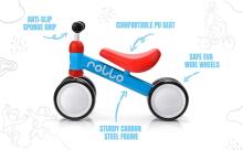 Meteor® Balance Bike Rollo  Art.22637 Blue  Children's scooter with a metal frame