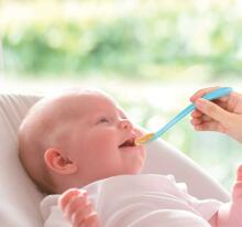 Kidsme Baby Silicone Spoon Art.140308AQ Aquamarine Mīkstā silikona karote (2 gab.)