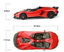 RASTAR radiovadāms auto modelītis  Lamborghini Aventador J 1:12, 57500