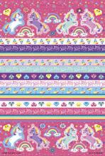 TOTUM uzlīmju komplekts Unicorn Sticker Book, 4 loksnes, 071117