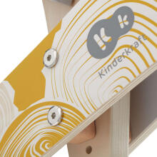 KinderKraft'21 Runner Natural Yellow Art.KRRUNN00YEL0000  Детский велосипед/бегунок с деревянной рамой