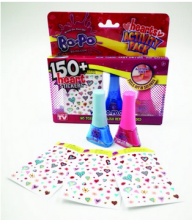 WORXTOYS WORXTOYS BO-PO Nagu laku 2 paka + uzlīmes