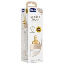 Chicco Original Touch Anticolic Baby Bottle Art.129087 Латексная бутылочка для кормления 330 мл