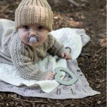 Bibs Baby Bitie Stars Art.129620 Ivory
