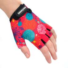 Meteor Gloves Junior Pink Abstract Art.129655 Velo cimdi (XS-M)