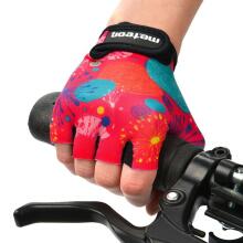 Meteor Gloves Junior Pink Abstract Art.129655 Velo cimdi (XS-M)