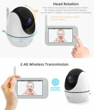 „Baby Monitor“ skaitmeninis menas. AMB100 vaizdo auklė