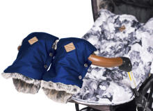 Huppa Gluuv Art.81750020-00086 Navy  Silta roku mufta
