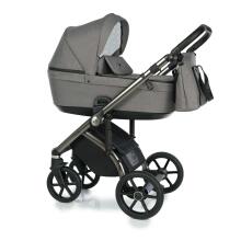Nordbaby Nord Active Plus Onyx Frame Art.129827 Brilliant Black Bērnu universālie kulbu/sporta ratiņi 2 vienā