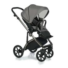 Nordbaby Nord Active Plus Onyx Frame Art.129827 Brilliant Black Bērnu universālie kulbu/sporta ratiņi 2 vienā