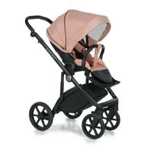 NordBaby Active Plus  Bronze frame  Art.257354 Black Jacquard  Детская модульная коляска 2 в 1 (сделано в Скандинавии)