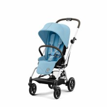 Cybex Eezy S +2 Art.129852 Beach Blue  puošnus rožinis vežimėlis