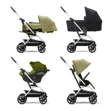 Cybex Eezy S Twist+ 2 pastaigu rati Nature Green