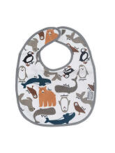 Jollein Terry Bib Polar  Art.029-­566­-65349  Bērnu lacīte / priekšautiņš vidējais frote ūdensnecaurlaidīgs,3 gab