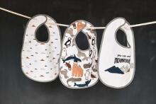 Jollein Terry Bib Polar  Art.029-­566­-65349  Bērnu lacīte / priekšautiņš vidējais frote ūdensnecaurlaidīgs,3 gab