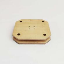 Brendompl Wood Balance Burger Art.NF03010 Деревянная вращающаяся доска/твистер с резинкой