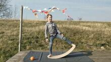 Brendompl Small Plywood Balance Board Small Art.NF03004  Деревянная доска -балансир