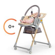 KinderKraft'21 Lastree Art.KHLAST00GRY0000 Grey Многофункциональный шезлонг и стульчик для кормления