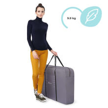 KinderKraft'21 Neste Air Art.KKLNEAIRGRY00W Grey Wood Bērnu gultiņa 2 in 1