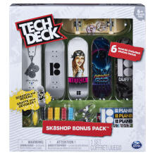 TECH DECK skrituļdēļa komplekts Bonus Sk8 Shop, 6 gab, sortimentu, 6028845