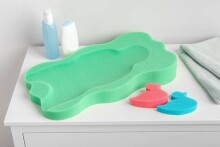 Lorelli Bath Insert Maxi Art.10130740001 Yellow  Поддерживающий матрасик из поролона для ванночки (в комплекте 1 мочалка)