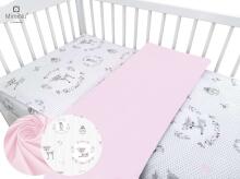 MIMINU Deer Pink gultas veļas komplekts 2 daļas Pink, 135x100cm, 40x60cm