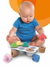 BRIGHT STARTS rotaļlieta Sort & Sweet cupcakes, 12499-3-MEWW-YW2