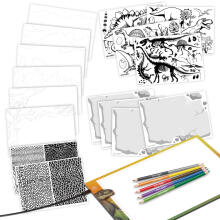 DINOSART radošuma komplekts Tracing Light Pad, 15151