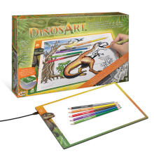 DINOSART radošuma komplekts Tracing Light Pad, 15151