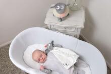 SWEET DREAMERS aitiņa saldam miegam ar trokšņu sensoru un gaismu Deluxe Grey