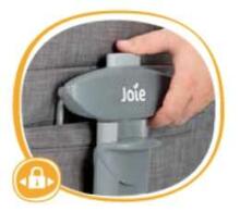 Joie Roomie Art.P1814BAGFL000 Gray Flannel  Bērnu gultiņa 2 in 1
