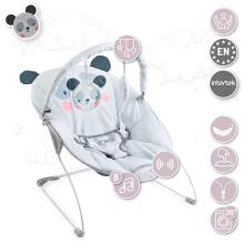 Momi Bouncer Glossy Panda Art.BULE00003  Modern rocking chair with music and vibration
