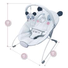 Momi Bouncer Glossy Panda Art.BULE00003  Modern rocking chair with music and vibration