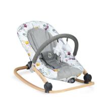 Momi Lumiwood Bouncer  Art.131977 Flower Stilīgs mazuļu šūpuļkrēsls