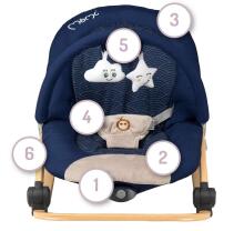 Momi Lumiwood Bouncer  Art.131980 Navy Blue