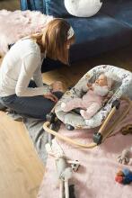 Momi Lumiwood Bouncer  Art.BULE00009 Star  Стильный детский шезлонг