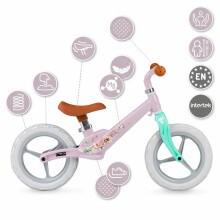 Momi Balance Bike Ulti Art.131986 Pink Feathers