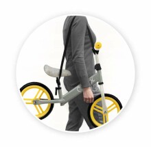 Momi  Balance Bicycle Nash Art.131994 Yellow Детский велосипед - бегунок с металлической рамой