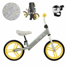 Momi  Balance Bicycle Nash Art.131994 Yellow Детский велосипед - бегунок с металлической рамой