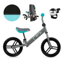 Momi  Balance Bicycle Nash Art.131998 Turquoise Детский велосипед - бегунок с металлической рамой