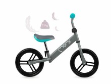 Momi  Balance Bicycle Nash Art.131998 Turquoise Детский велосипед - бегунок с металлической рамой