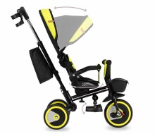 Momi Invidia Art.132004 Yellow  Детский трехколесный  велосипед c  ручкой управления и крышей 5 в 1