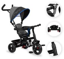 Momi Iris  Art.132007 Cobalt Bērnu trīsritenis ar rokturi un jumtiņu 5 vienā