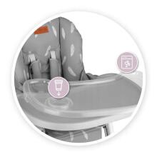 Momi Luxuria Art.132014 Dark Grey  Стульчик для кормления