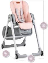 Momi Luxuria Art.132015 Pink Barošanas krēsls