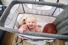 Momi Smart Bed  Art.LOZE00001 Beige  Bērnu gultiņa/šūpulītis 4 in 1