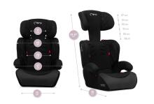 Momi Axo Art.FOSA0001 Black Детское автокресло 9-36 кг
