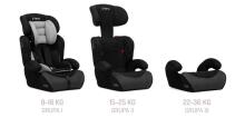 Momi Axo Art.FOSA0001 Black Детское автокресло 9-36 кг